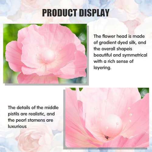 5.6 Ft Large Paper Flowers, Fake Flowers - Image 6
