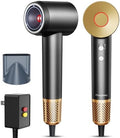 Infrared Hair Dryer, 160000 RPM Low Noise Blow Dryer for Women & Men, Professional Negative Ions Frizz Control & No Heat Damage, Brushless Motor Fast Drying for Home Travel Salon by Maeysaey