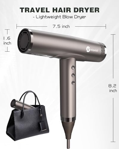 slopehill Professinoal Ionic Hair Dryer,High-Speed Lightweight Travel Dryer - Image 6