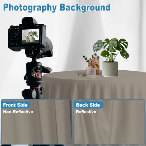 Grey Photography Backdrop for Photoshoot, Fabric, 8x10 FT - Image 6