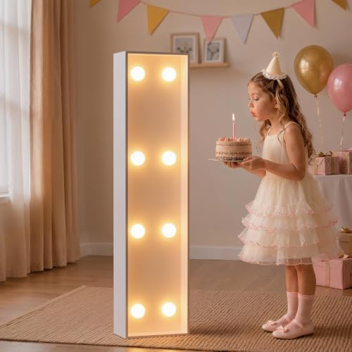 imprsv Marquee Letter, 3FT LAMP, Foam Board, LED, Battery Powered, Decorative Light, for Birthday, Graduation, Engagement, Wedding, Baby Shower by Letsmakeitimpressive