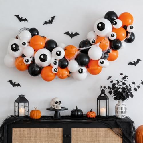 Halloween Eyeball Balloons, 60Pcs Eye Balls Latex Balloon for Party Decor - Image 7