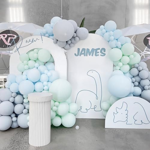 Voircoloria 90pcs Mint Green Balloons Garland Arch Kit, 18 12 10 5 Inch - Image 4