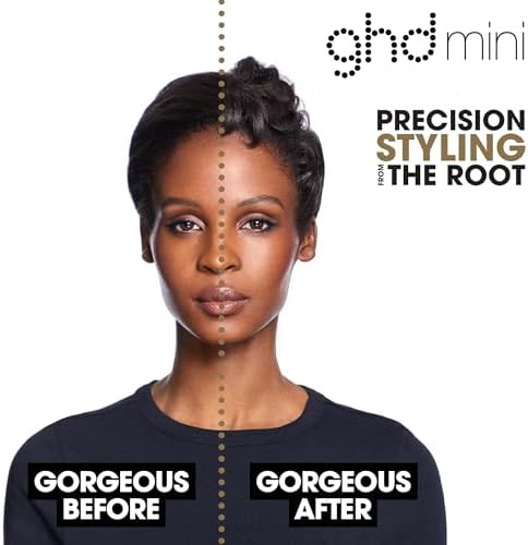 ghd Mini Styler .5" Flat Iron Hair Straightener, Black - Image 3