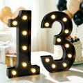 Pooqla 13th Birthday Decorations for Boys, Large Black Light Up Numbers by Pooqla