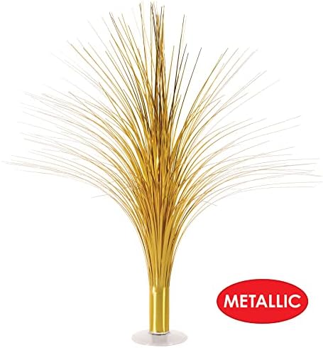 Beistle Gold Metallic Spray Centerpieces 19 Inch Lightweight Decor 2 Pack - Image 5