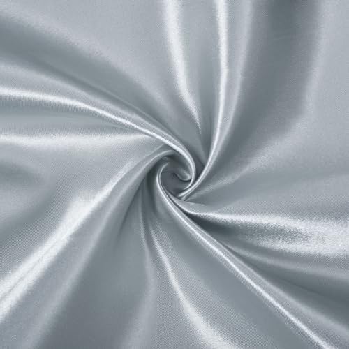 Silver Satin Table Runner, 12x108 Inches, 4 Pack - Image 7