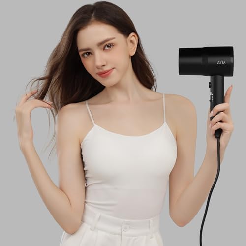 AINA Diffuser Hair Dryer Full-Featured Blow Dryer 110V/1600W(Vader Black) (Pack of 2) - Image 6