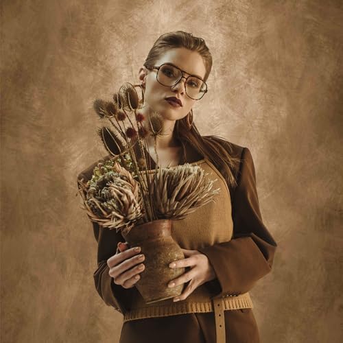 Abstract Photography Backdrop for Photoshoot 8x12ft,Dark Brown,No Stand - Image 5