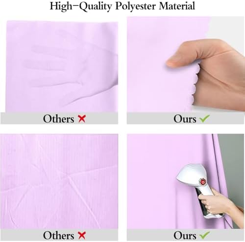 Light Purple Photography Backdrop for Photoshoot, Fabric 8x10ft - Image 6