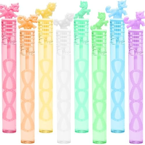 Unicorn Mini Bubble Wand with Gift Box, 32 Piece Bulk Party Favors Decor - Image 6