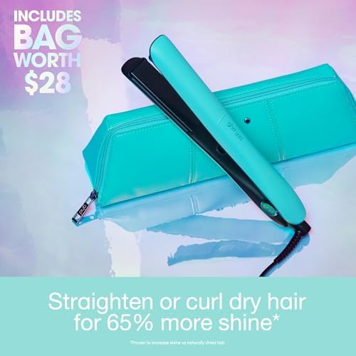 ghd Gold Styler 1" Flat Iron Hair Straightener, Mystic Aqua - Image 3