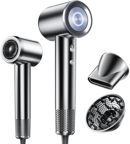 Hair Dryer, High-Speed Ionic Blow Dryer with Diffuser& Concentrator by SMADYYY