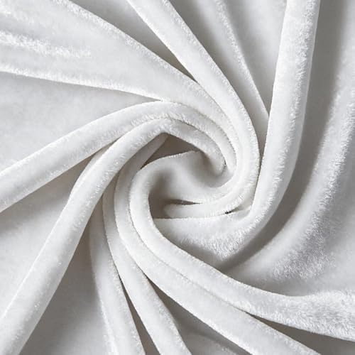 GLORY SEASON Velvet Tablecloth Luxurious Solid Rectangle Table Cloth,Oblong Retro Farmhouse Ruffle Tablecloths Washable Table Cover for Party Wedding Baby Shower Kitchen Dinning Tabletop Decoration - Image 5