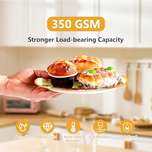 Grencian 96Pcs Toast Bread Birthday Food Theme Party Decoration, Serve 24 - Image 4