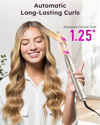 8-in-1 Air Styler Pro, Hair Dryer Brush & Blow Dryer Brush with Auto-Wrap Curlers, 110,000 RPM High-Speed Motor, No Heat Damage Multi Styler Gift Set for Women - Image 3