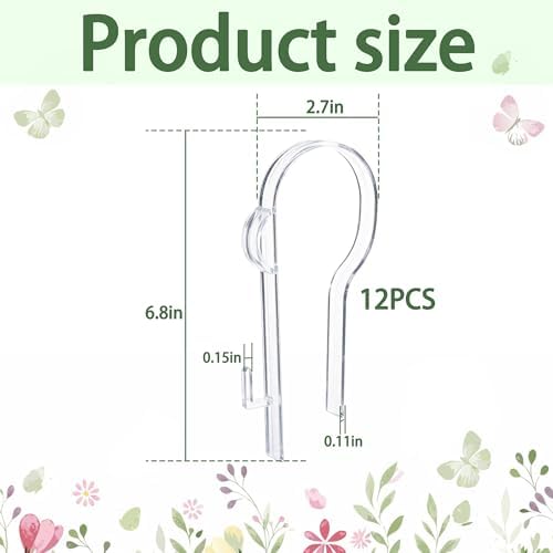 moonoom 12 Pcs Wedding Church Pew Clips, Ceremony Aisle Chair Hangers, Wedding Pew Bow Hooks for Ceremony Banquet Party Receptio Bow Garland Wreath Flowers Holder - Image 2