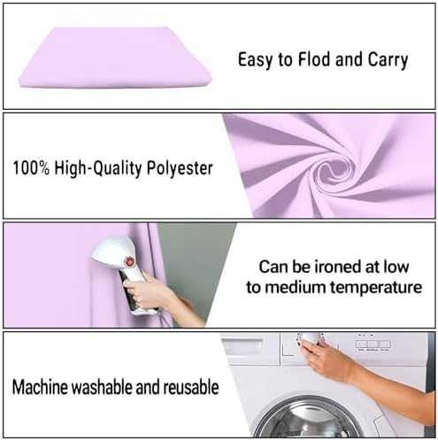 Light Purple Photography Backdrop for Photoshoot, Fabric 6x9ft - Image 7