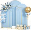 3PCS Metal Arch Backdrop Stand,6+6.6+7.2FT with Covers,Balloon Arch Stand by mekpiwu