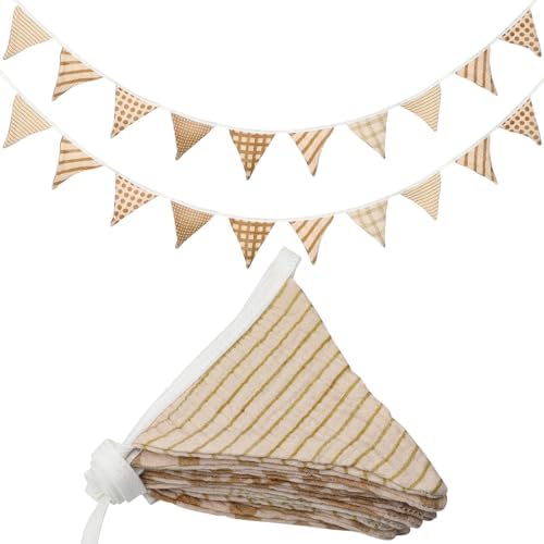 Oudain 2 Pcs Pennant Banner Flags Nursery Garland Triangle, Vivid Color by Oudain