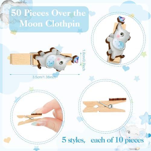 Patelai 321 Pcs Elephant Baby Shower Decorations Games Supplies for boy - Image 6