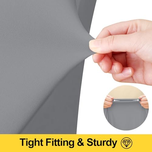 Smiry Spandex Elastic Fitted Table Cloth Skirt for 6FT Rectangle Table - Image 3