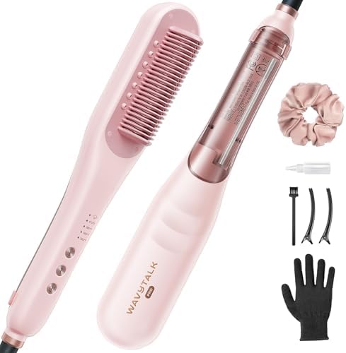 Wavytalk Pro Steam Hair Straightener Brush Steamline Pro Straightener Brush by wavytalk-HairTalks
