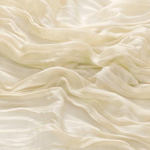 DeZerlor Beige Washable Cheesecloth Napkins Set of 12 for Wedding Party - Image 6