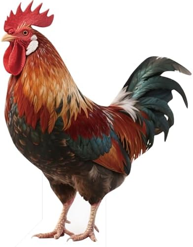 Rooster 2FT Life Size Cardboard Cutout, Farm Animal Cutouts, 1PC by Unknown