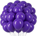 Voircoloria 66pcs Dark Purple Deep Purple Latex Party Balloons, 12inch by Voircoloria