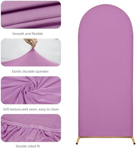 6FT Wedding Arch Cover – Stretchy Spandex Fabric Backdrop for Arch Stand - Image 4