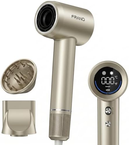 High-Speed Ionic Hair Dryer, Low Noise Blow Dryer with Magnetic Diffuser by Unknown