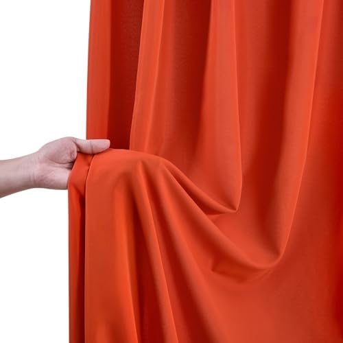 Rust Backdrop Curtains 20ftx8ft Thanksgiving Polyester Photo Drapes - Image 6