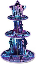 3 Tier Kpop Birthday Party Decorations Korean Pop Cupcake Stand by Unknown