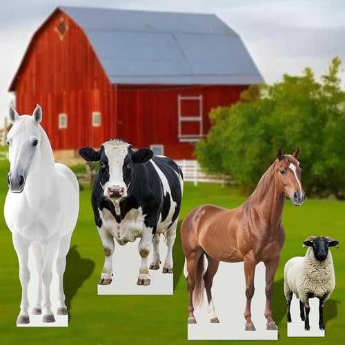 Horse 5FT Life Size Cardboard Cutout, 1PC, for Birthday Party - Image 4