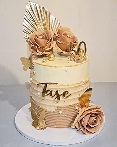 FACINOC Roses Artificial Flowers Nude Bouquet Box Set Fake Flower with Stem - Image 4