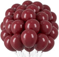 Voircoloria 66pcs Burgundy Maroon Latex Party Balloons, 12inch by Voircoloria