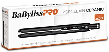 BaBylissPRO Porcelain Flat Iron Hair Straightener, Hair Straightener Iron for Professional Salon Results and All Hair Types - Image 2