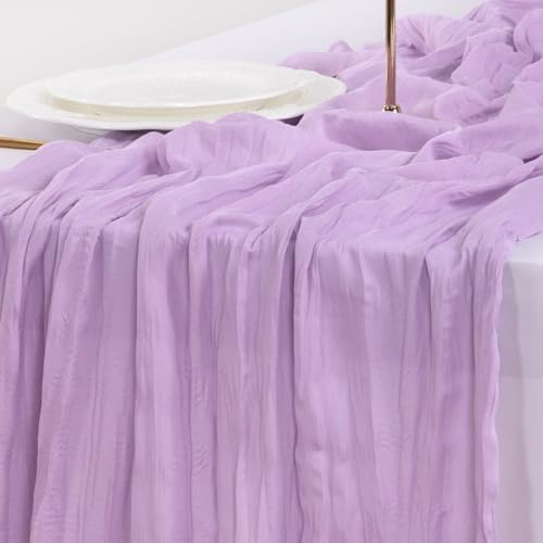 Cheesecloth Table Runner Fall Boho Wedding Birthday Party Home Decor - Image 6