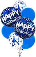 Birthday Decoration Set Colorful Happy Birthday Banner Balloon for Party Decorations and Party Supplies (Birthday P) by OSAMUHA