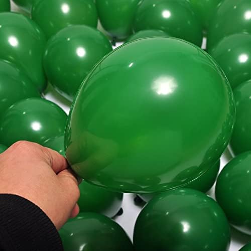 400 Pack Green Balloons 5 Inch Dark Green Latex Mini Small Balloon for Birthday Wedding Baby Shower Graduation Anniversary Jungle Christmas Party Decorations - Image 3