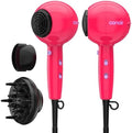 Conair Cake Pop Hair Dryer with Diffuser & Concentrator, Berry Blast by conair
