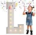 3FT Marquee Letters, Large Light Up Letters L for Love Party Decor by MerryMosaics