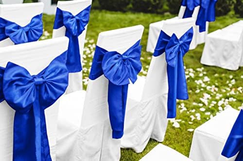 12 Pack Royal Blue Satin Table Runner 12 x 108 Inch Long Premium Table Runners for Wedding Party Events Decoration, Birthday Parties, Banquets Decorations,Graduations, Engagements - Image 5