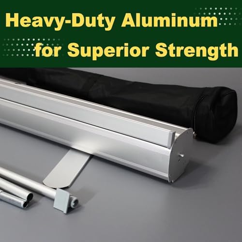 Custom Retractable Banner with Aluminum Silver Stand – Ready in 1 Day, Personalized Roll Up Banner, Full Color Pop Up Display Sign with Travel Bag for Events, Trade Shows, and Photo Booths,33" × 81" - Image 3