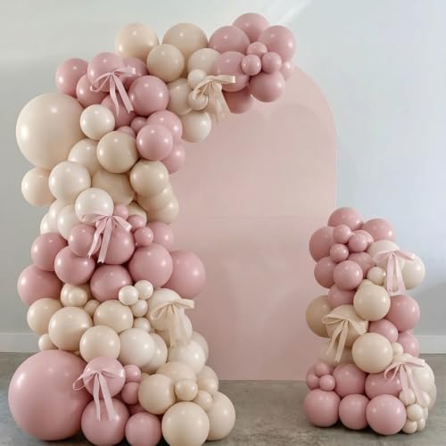Dusty Pink Balloon Arch Kit for Wedding Baby Shower Birthday Decorations - Image 6