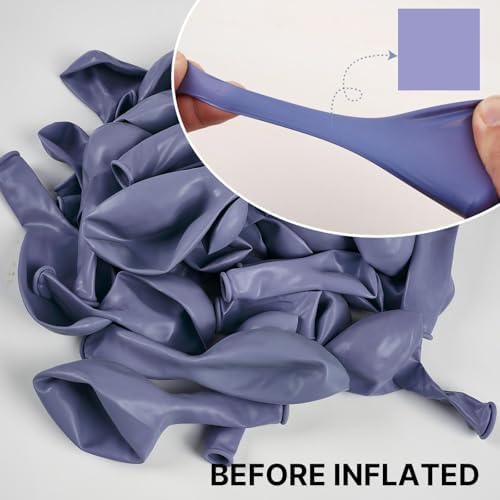 PartyWoo Dusty Purple Balloons 140pcs Lavender Lilac Boho Neutral Color - Image 2