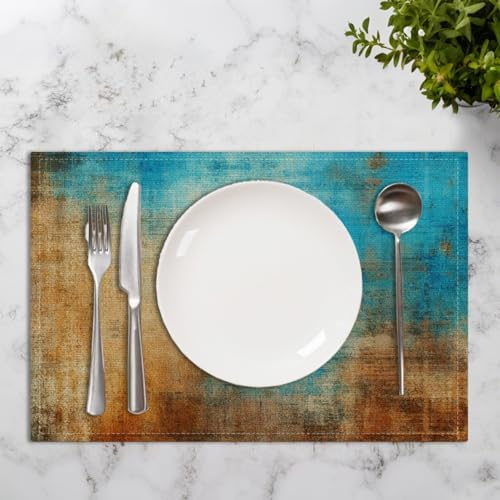 Farmhouse Placemats Set of 4, Outdoor Party Kitchen Table placemats Decor - Image 4