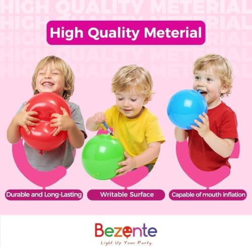 Bezente Orange Giant Latex Round Balloons 36 Inch 8 Pack - Image 6
