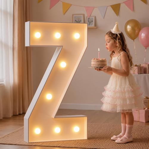 imprsv Large Marquee Letters, 3FT Light Up Letters Z Sign for Party Decor by Letsmakeitimpressive